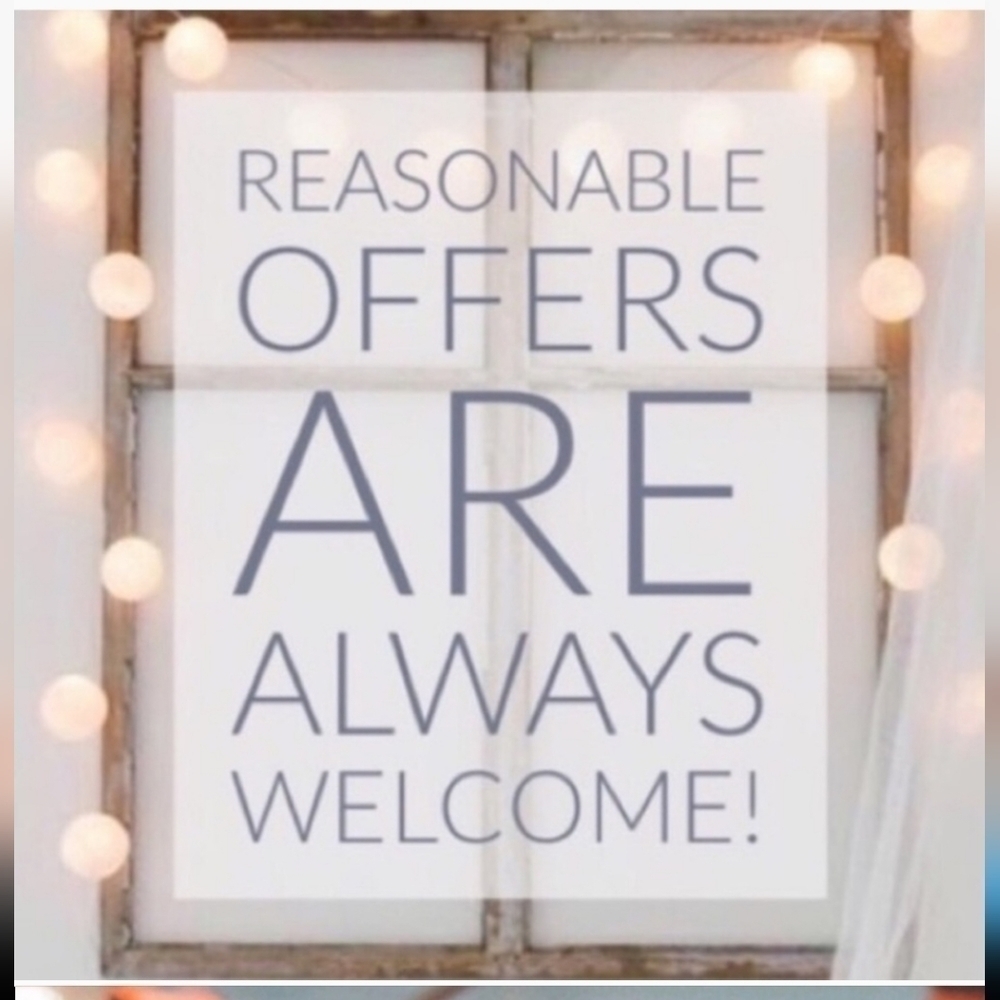 Make an offer Reasonable offers accepted.